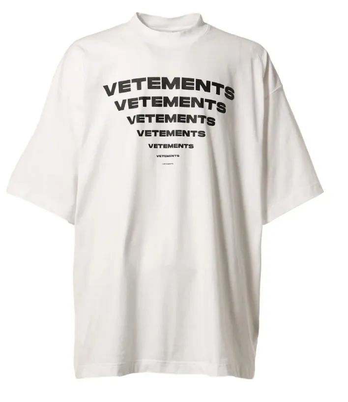 VETEMENTS  |Street Style Cotton Short Sleeves Logo T-Shirts