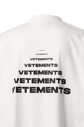 VETEMENTS  |Street Style Cotton Short Sleeves Logo T-Shirts