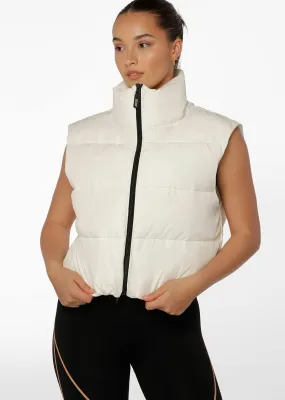 Weightless Puffer Vest | White | Jackets, Hoodies and Sweats | Lorna Jane New Zealand