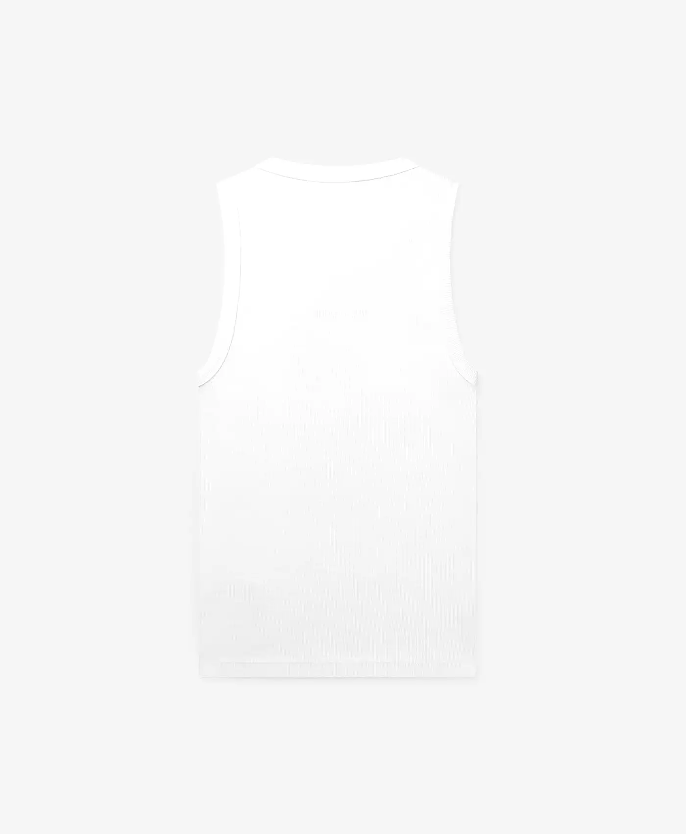 White Logotype Tank Top