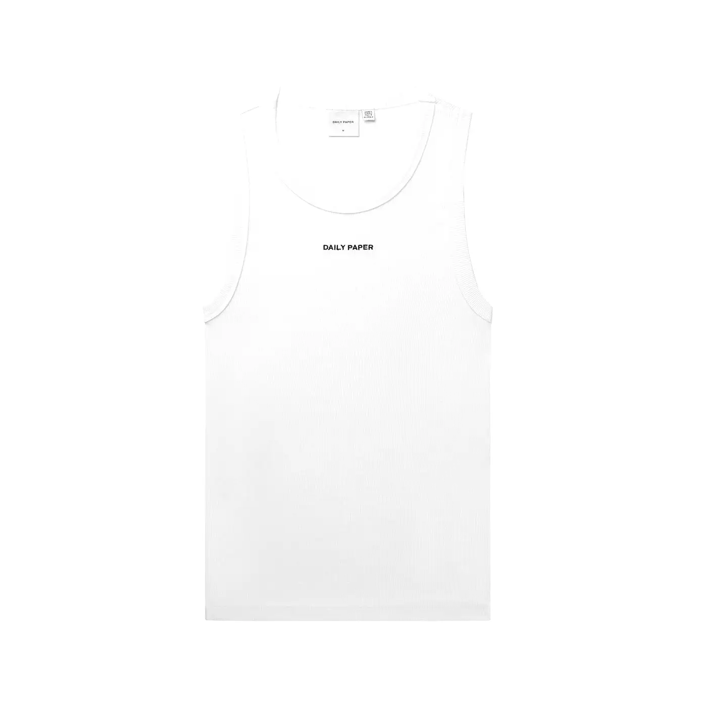 White Logotype Tank Top