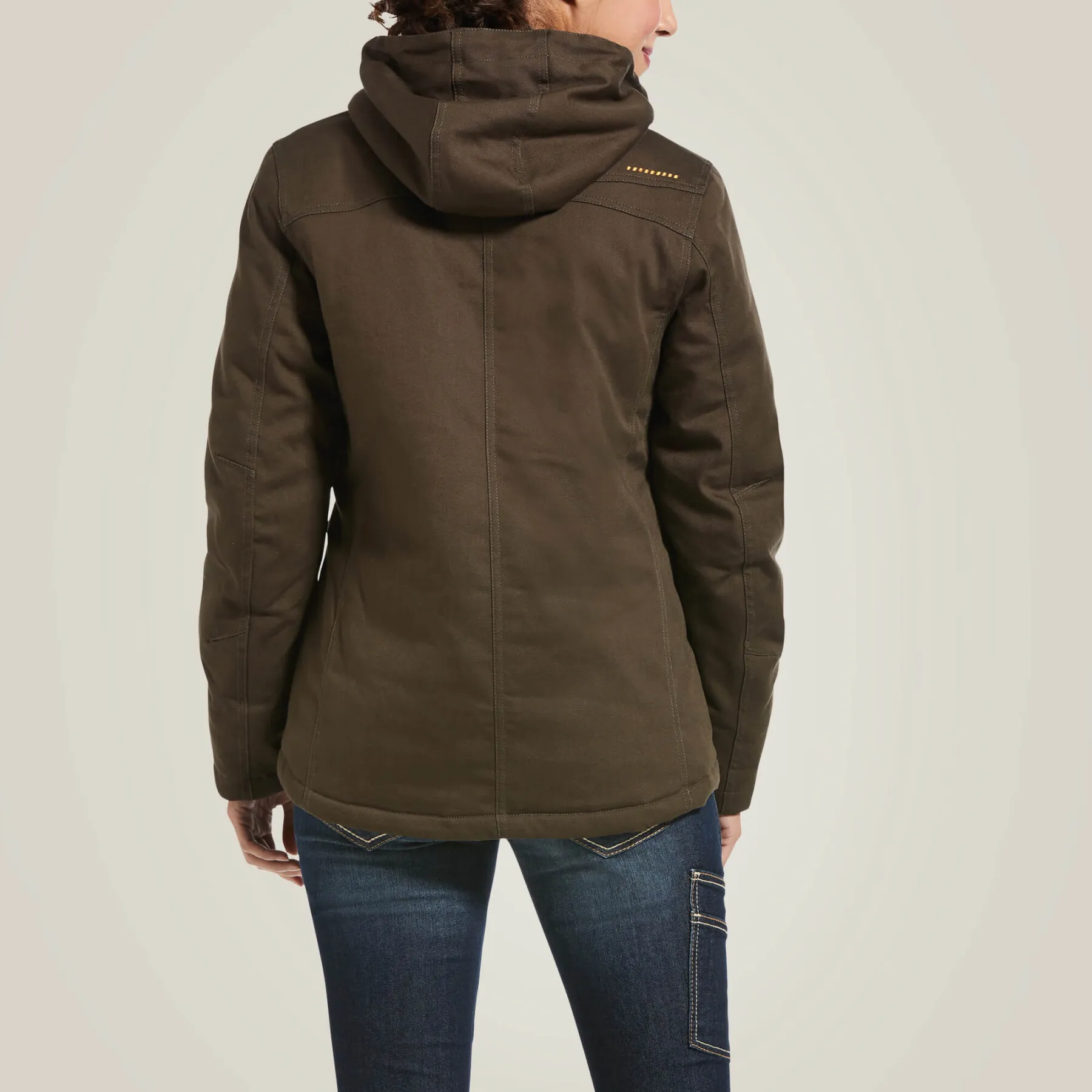 Women's hooded waterproof jacket Ariat Rebar DuraCanvas