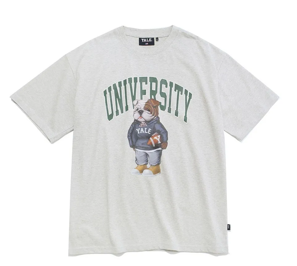 YALE  |Unisex Street Style Plain T-Shirts