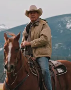 Yellowstone S04 Kevin Costner Western Jacket |John Dutton Brown Jacket