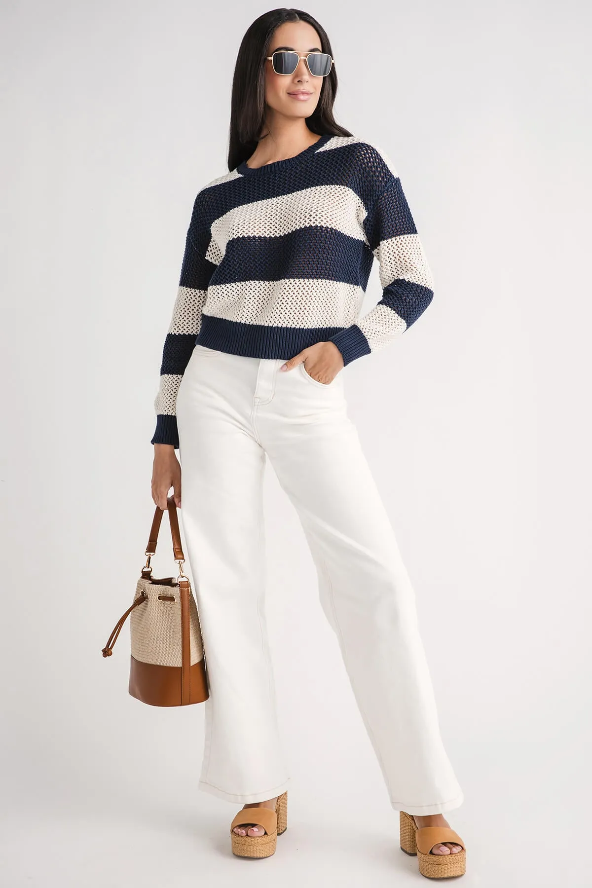 Z Supply Broadbeach Stripe Sweater