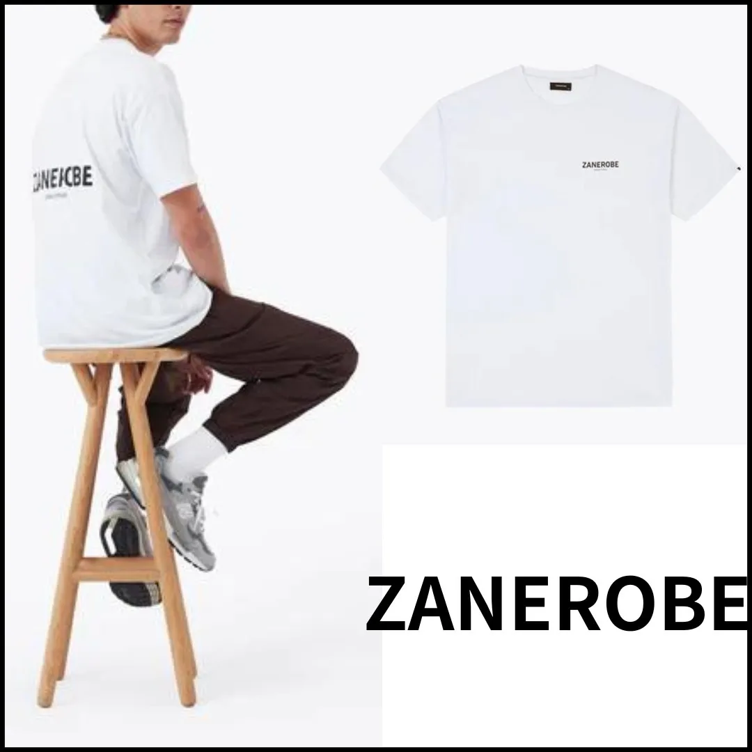 ZANEROBE  |Unisex Street Style Plain Cotton Short Sleeves Oversized