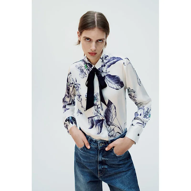 ZARA  |Casual Style Office Style Shirts & Blouses