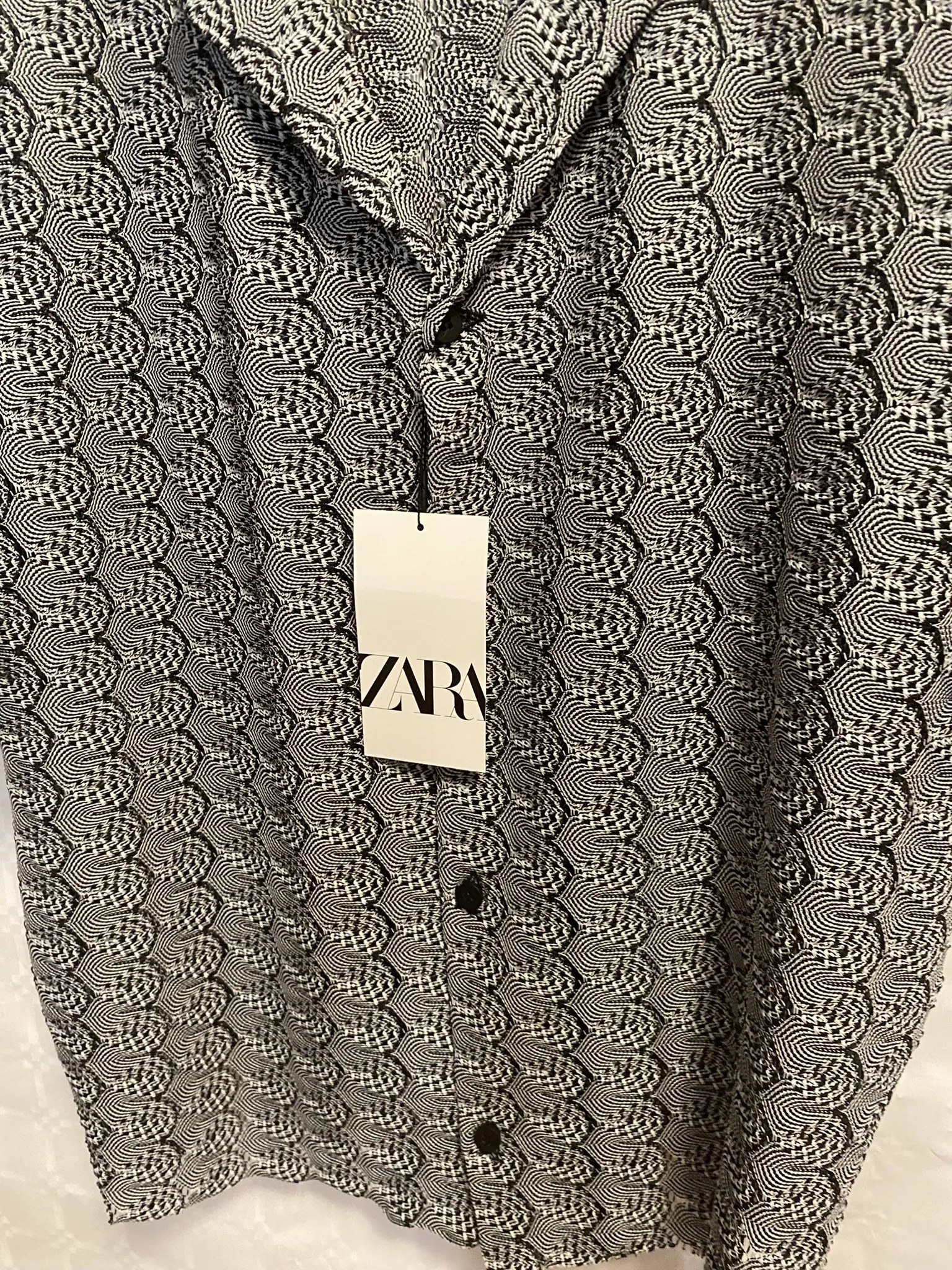 ZARA  |Linen Short Sleeves Shirts