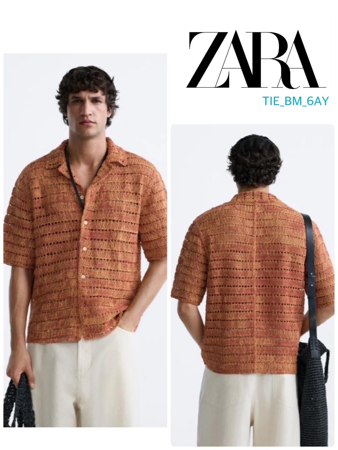 ZARA  |Short Sleeves Shirts